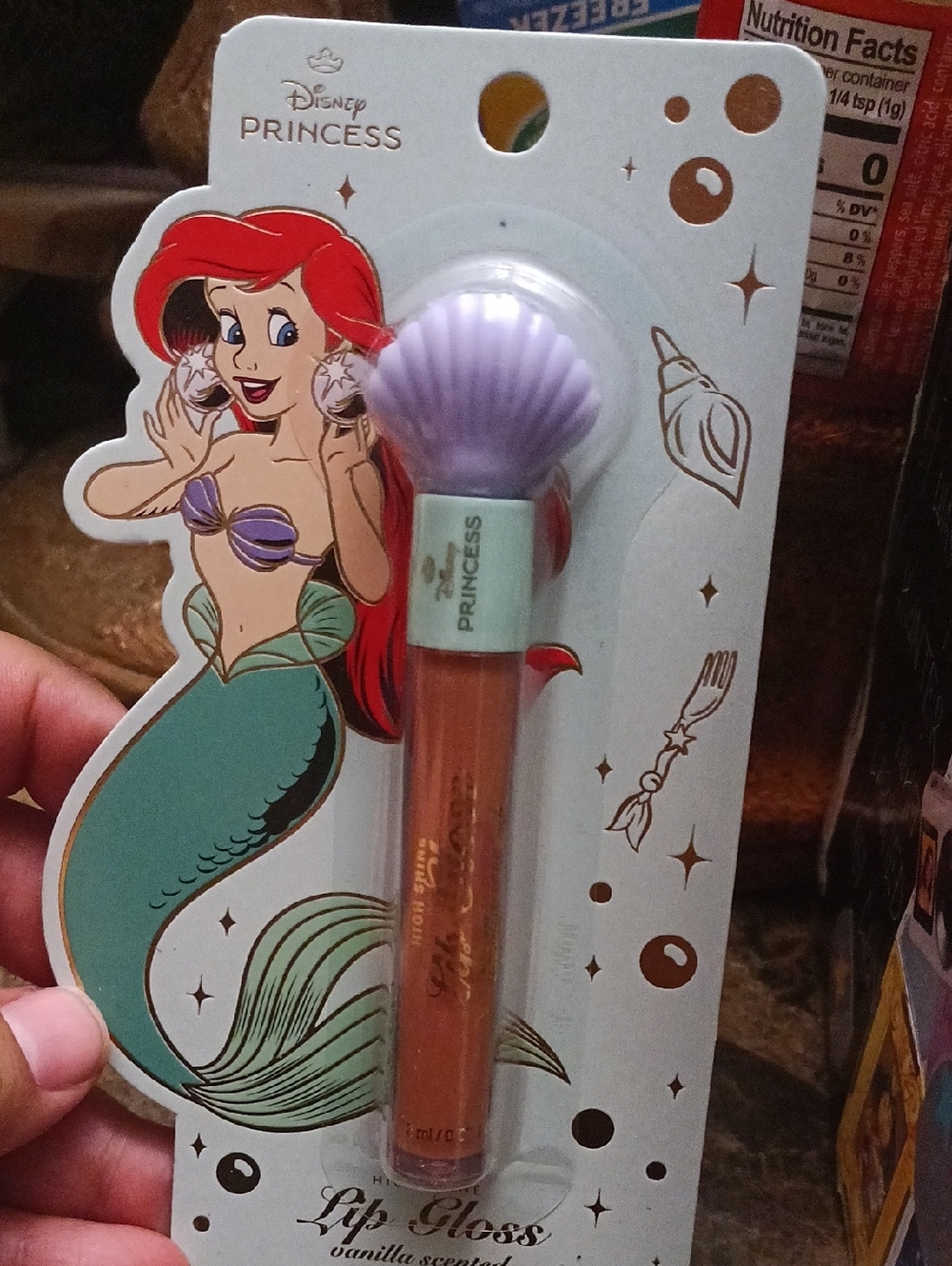 Disney The little mermaid  High Shine  Lip Gloss Vanilla Scented